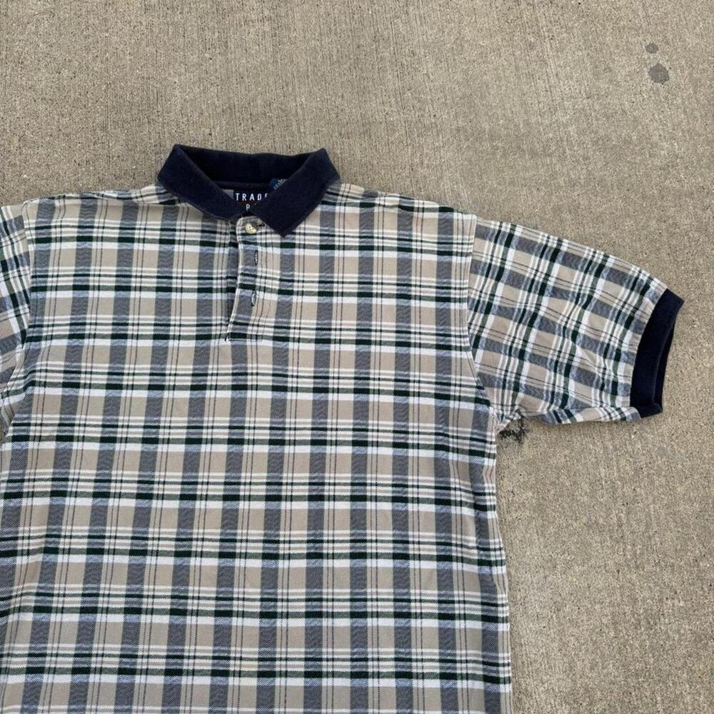 Vintage trader bay plaid shirt medium